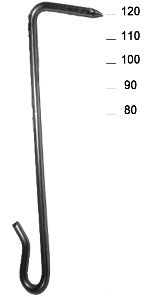 Schieferhacken 2,7x80 mm INOX