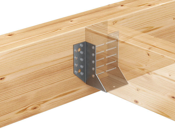 Balkenschuh Aus. 64x128x2,0