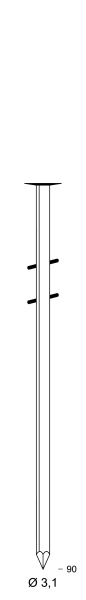 Coils 31 x 90 glatt verzinkt