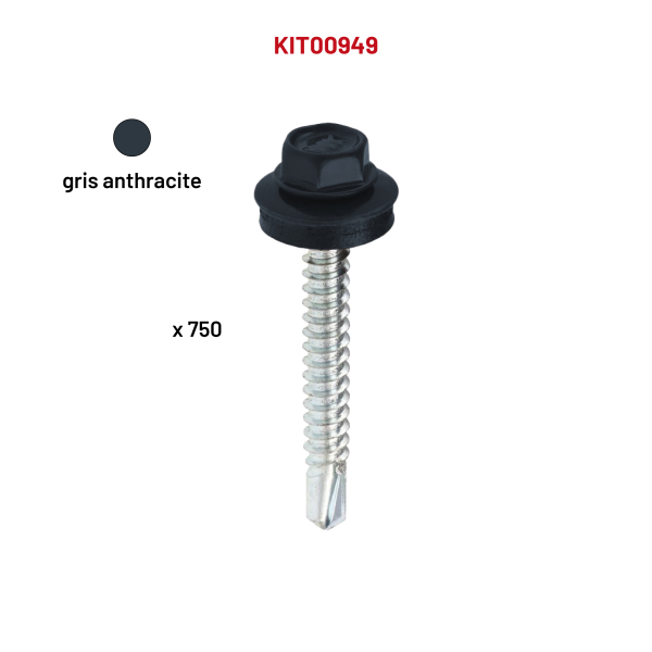 750 VHA 4,8x25 Gris anthracit