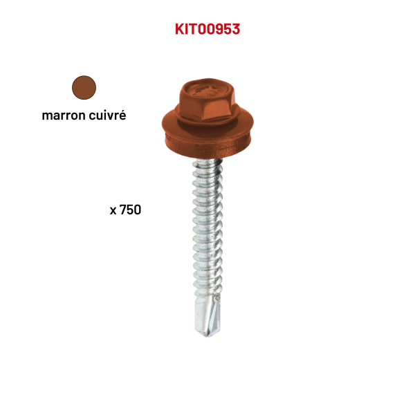 750 VHA 4,8x35 marron cuivré