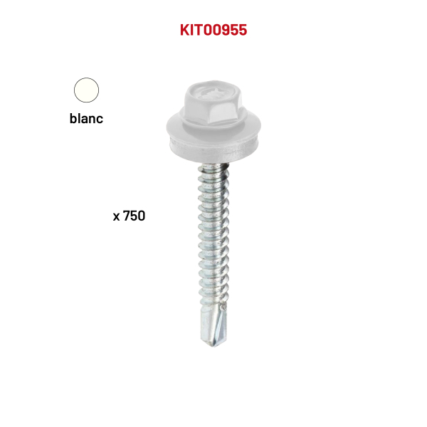 750  VHA 4,8x25 blanc