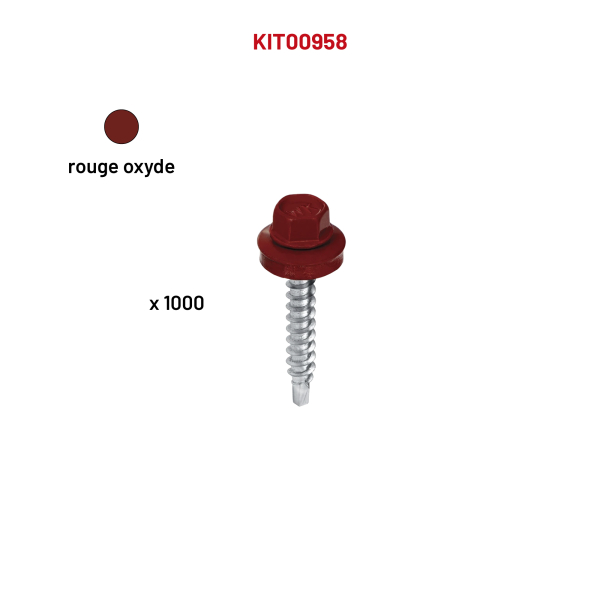 1000  VHB 4,8x35 rouge oxyde