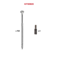 150 VBHT 8,0 x 160 + 2 embTX40