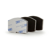 Schaumstoffpolster und Klettve